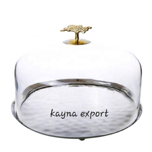 Support à gâteau rond en métal de luxe, écologique, fait main, pour mariage et fête, nouveau design, Kayna Export, support de présentation de gâteau, best-seller - Product Image 5