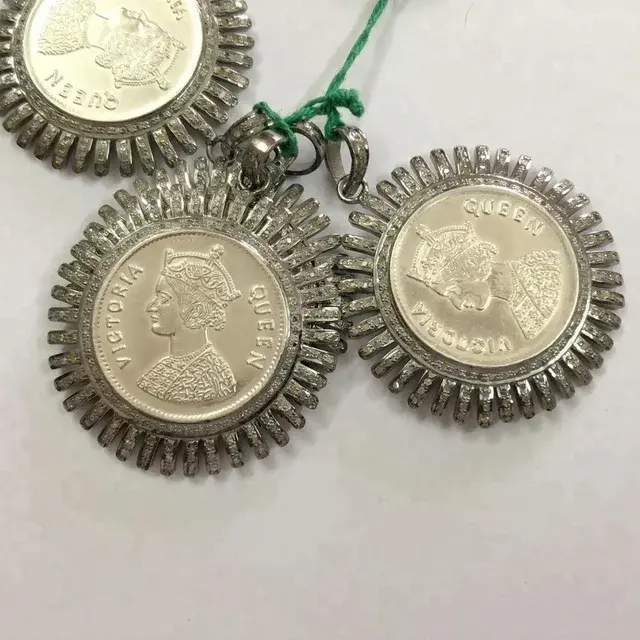 Ấn Độ Đồng Xu Kim Cương Tự Nhiên Quyến Rũ 925 Sterling Silver Bạc Từ Nhà Sản Xuất Nhà Cung Cấp Tại Nhà Máy Bán Buôn Giá Mua Trực Tiếp Trực Tuyến
