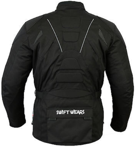 Chaqueta de moto Cordura personalizada con cuello alto fino Chaqueta de moto de invierno de alta calidad Servicio OEM disponible - Product Image 4