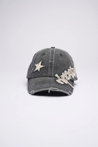 Gorra de béisbol desgastada sin estructura para estampado DTF, lista para venta al por mayor, bajo MOQ, gorra de papá en blanco desgastada - Product Image 4