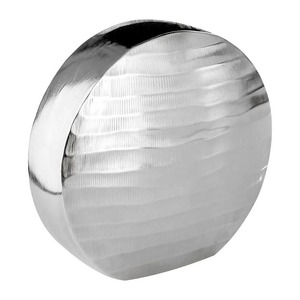 Vase à fleurs en aluminium à finition mate avec couleur audacieuse et profil minimaliste pour le style d'événements à thème industriel - Product Image 5