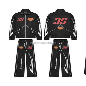 Grande taille Meilleure vente coupe-vent personnalisé vente en gros survêtements avec fermeture éclair deux pièces en nylon vêtements d'extérieur imperméables ensemble coupe-vent - Product Image 6