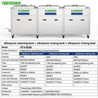 Nettoyeur à ultrasons multifonctionnel Yunyisonic 20-120kHz, silencieux, pour pièces automobiles, circuits imprimés et matériel