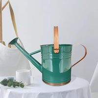 Pot d'eau en métal pour arrosoir de produit de jardin de couleur verte