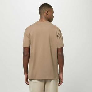 Camiseta de lujo OEM de alta calidad para hombre, 100% algodón, grueso, Color sólido, bordado de gran tamaño personalizado, estilo callejero, Fitness Street - Product Image 4