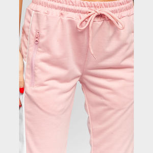 Mujeres de alta calidad Flair Casual pantalones apilados logotipo personalizado pantalones de chándal poliéster algodón Jogger pantalones de chándal - Product Image 4