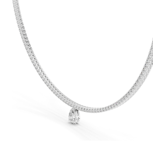 Collier en diamant cultivé en laboratoire de 4,53 carats, diamants VVS-VS EF CVD, chaîne en or 18 carats, 14 carats, pendentif, options or rose, or jaune, or blanc - Product Image 6