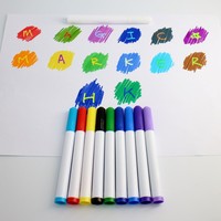 Prix d'usine, nouveau design, ensemble de stylos marqueurs magiques à changement de couleur permanent pour utilisation sur papier, non toxiques, avec option de logo personnalisé