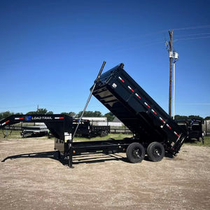 Remolque volquete nuevo listo para usar para tractores agrícolas con inclinación hidráulica 7x12 7x14 Compre remolque volquete usado barato 3 toneladas Compre remolque volquete - Product Image 1