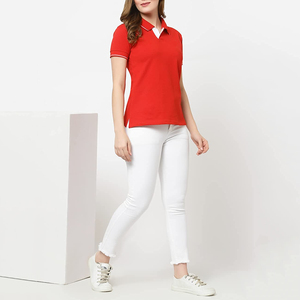 Alta calidad Simple verano gran oferta Golf Polo mujer camisa para algodón Polos con logotipo personalizado venta al por mayor ropa Casual - Product Image 2