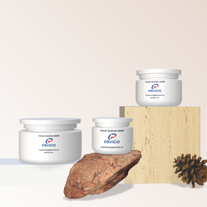 Pot en plastique PET de haute qualité Pavico Manufactory, 100 ml et 50 ml, avec couvercle en plastique de couleur personnalisée, certifié ISO 9001, pour crèmes cosmétiques - Product Image 3