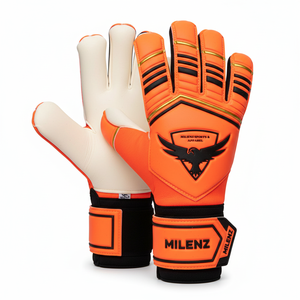 Guanti da Portiere Unisex Personalizzabili Traspiranti Antiscivolo Regolabili con Chiusura a Strappo Colori e Logo Personalizzati Calcio PU - Product Image 3