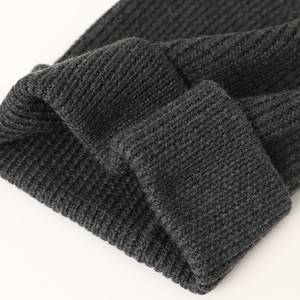 Fabricación de fábrica logotipo personalizado Skull Cap Beanie alta calidad acanalado tejido lana pescador Beanie con gorras 2026 - Product Image 4