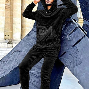 Survêtement en velours pour hommes, dernier style, en matériaux durables, survêtement en velours pour hommes, personnalisé avec votre propre conception - Product Image 4