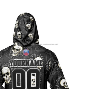 Custom Winter 500gsm Heavyweight Windproof Eco-Friendly Hoodie Streetwear 100% Polyester Sublimation Blank Oversized Pullover - Product Image 5