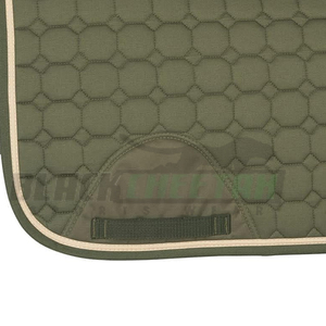 Meilleur prix du fabricant pakistanais Tapis de selle de dressage matelassé à séchage rapide Résistant à la poussière Nouveau design Anglais Western Coton doux - Product Image 3
