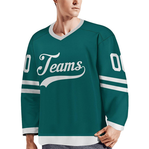 High Quality Ice <b>Hockey</b> Jersey Sublimation Embroidered Long Sleeve Custom Men Ice <b>Hockey</b> Jersey Breathable Custom wholesale - Product Image 3