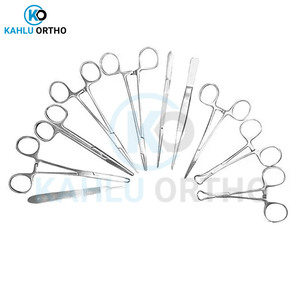 KAHLU ORTHOPEDIC Kit de instrumentos quirúrgicos veterinarios de acero inoxidable de 17 piezas Precio al por mayor Reutilizable para diagnóstico - Product Image 5
