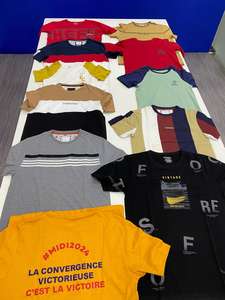 T-shirt à manches courtes pour homme, col rond, en coton 100 %, imprimé avec un logo personnalisé, sérigraphie, tricoté, écologique, respirant, séchage rapide - Product Image 3