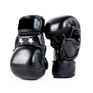 Concevez vos propres gants d'entraînement de boxe et de MMA personnalisés en cuir PU avec fermeture auto-agrippante – Vente en gros - Product Image 1