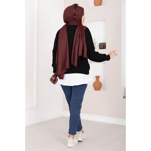 Cardigan tricoté vintage d'automne respirant et chaud à motif tressé noir, logo personnalisé disponible, longueurs courtes et longues - Product Image 5