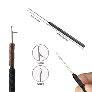 Ensemble d'outils d'extension de cheveux pour micro-maillons comprenant une pince de montage et de retrait Nouveautés Kits d'outils d'extension de cheveux - Product Image 1