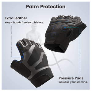 2023 nouvelle mode Logo personnalisé Sport entraînement Fitness demi-doigt gants de cyclisme fabriqués au Pakistan - Product Image 2