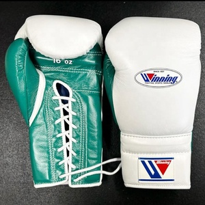 Équipement d'entraînement de kickboxing en cuir de vache véritable de haute qualité, gants de boxe Winning, gants de combat pour arts martiaux - Product Image 5