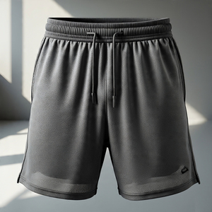 กางเกงวิ่งออกกำลังกายพิมพ์ลายตาข่ายพิมพ์ซับลิเมชันสำหรับผู้ชายกางเกงวิ่งเล่นบาสเก็ตบอลใส่เล่นฟิตเนสยิมกางเกงขาสั้นผ้าตาข่ายพิมพ์ลายสำหรับผู้ชาย - Product Image 3