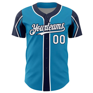 Camiseta de béisbol personalizada del equipo, gráficos personalizados, nombres de jugadores, 100% tela de poliéster, secado rápido para ligas competitivas - Product Image 3