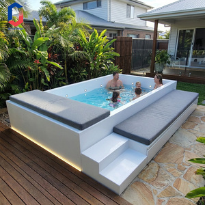 Durable eco-friendly above ground lounge <b>pool</b> sofa for villa homestay outdoor leisure with complete <b>pool</b> accessories <b>POOL</b> - Product Image 1