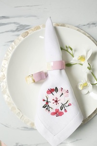 Porte-serviettes en corne de buffle, forme ronde, porte-serviettes pour hôtels de luxe, restaurants et tables de mariage, haute qualité - Product Image 3