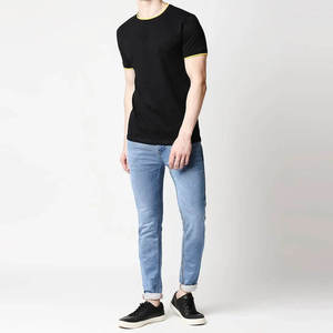 T-shirt pour homme en coton 100% de style haut de gamme, coupe ample, haut tendance, séchage rapide, respirant, T-shirt surdimensionné pour homme - Product Image 4