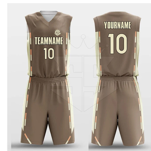 Uniforme de Baloncesto Reversible de Alta Calidad, Diseño Personalizado, Ropa Deportiva para Exteriores, 100% Poliéster, Transpirable y de Secado Rápido - Product Image 6