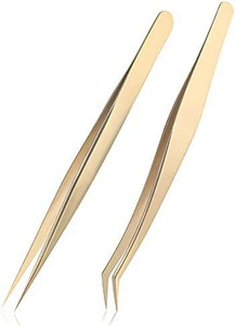 Pinzas para pestañas, pinzas para extensión de pestañas, color rosa y rosa, nuevo modelo 2022 - Product Image 2