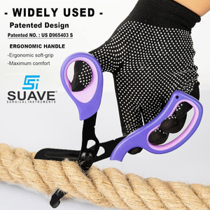 Nouvelle arrivée Ciseaux de traumatologie de qualité supérieure Ciseaux à bandage Ciseaux médicaux robustes de 8 pouces par SUAVE INSTRUMENTS CHIRURGICAUX - Product Image 4