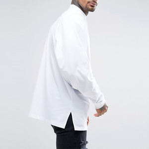 Tendance Fabrication de vêtements Perceuses de fitness Services OEM Vente en gros Chemise à manches longues à col haut Motif ample Idéal pour les hommes - Product Image 2