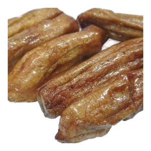 Rodajas de fruta tropical de plátano suave secado al aire, bocadillo de textura masticable húmeda, opción de postre natural para uso a granel o minorista - Product Image 1