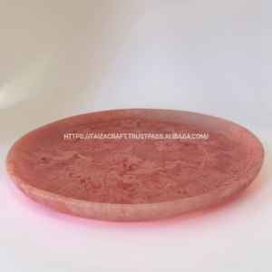 Assiette en résine pour décoration de maison écologique pour fête, mariage ou anniversaire, nouveau cadeau pour la maison - Product Image 3