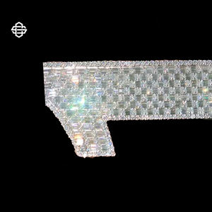 Collier pendentif homme numéro personnalisé Style Hiphop Bijoux de rappeur glacé Moissanite Diamant Or Bling Bling Accessoire Plaqué or - Product Image 3