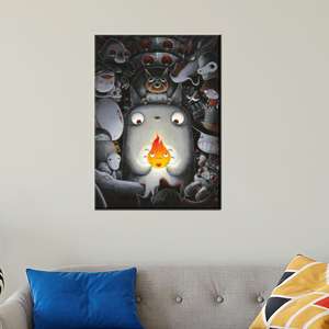 ศิลปะบนผืนผ้าใบพิมพ์ลายสมัยใหม่สำหรับตกแต่งผนังห้องนั่งเล่น ห่อหุ้มอย่างดี - Product Image 1