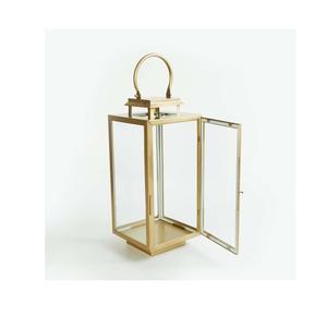 โคมไฟโลหะเคลือบทองคุณภาพพรีเมียม ทนทาน ปี 2026 ราคาขายส่ง โคมไฟใส่เทียนแบบใหม่ล่าสุด - Product Image 5