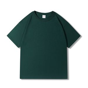 The New Listing Heavyweight 300gsm Distro Shirt O-Neck Custom T-Shir Casual Knitted Blank Camiseta Hombre - Product Image 5