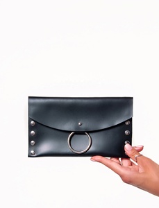 Sac banane vintage en cuir véritable pour femme, style bohème, avec pochette de ceinture et décor rayé à motif moto pour argent LWB-0081B - Product Image 4