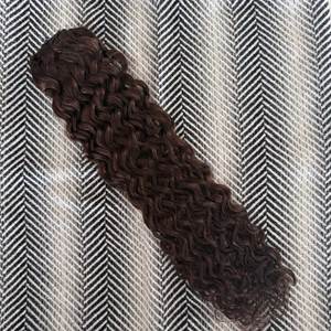 Extensions de cheveux bouclés en trame, couleur 1B brun foncé, style crépu bouclé, longueurs de 8 à 30 pouces - Product Image 6