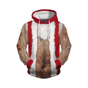 <b>White</b> Christmas Snowman <b>Hoodie</b> for <b>Men</b> and Women - Holiday Season Pullover Sweatshirt for Parties and Seasonal Wear - Product Image 2