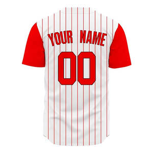 เสื้อเบสบอลแบบกำหนดเองพิมพ์ชื่อ/หมายเลข/โลโก้ เสื้อฮิปฮอป เสื้อผ้ากีฬาเบสบอลสำหรับผู้ชายผู้หญิง - Product Image 3