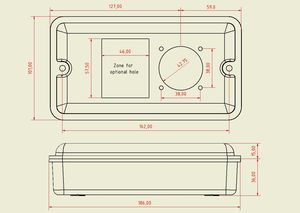 Boîtier de distribution ABS à profil bas PS-14L8 pour une prise SCHUKO - Product Image 5