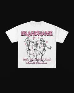 เสื้อยืดคอกลมผู้ชายทรงหลวม ผ้าฝ้าย 100% ปี 2026 สั่งทำได้ตามต้องการตามความต้องการสูง - Product Image 1