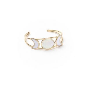 Bracelet en laiton avec résine en relief, design haut de gamme - nouvelle tendance - bracelet - vêtements pour femmes - Product Image 1